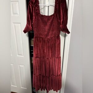 Baltic Born Velvet Midi Dress